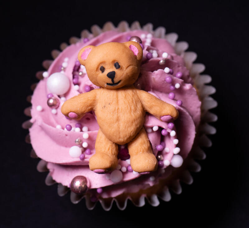 teddy bear cupcake